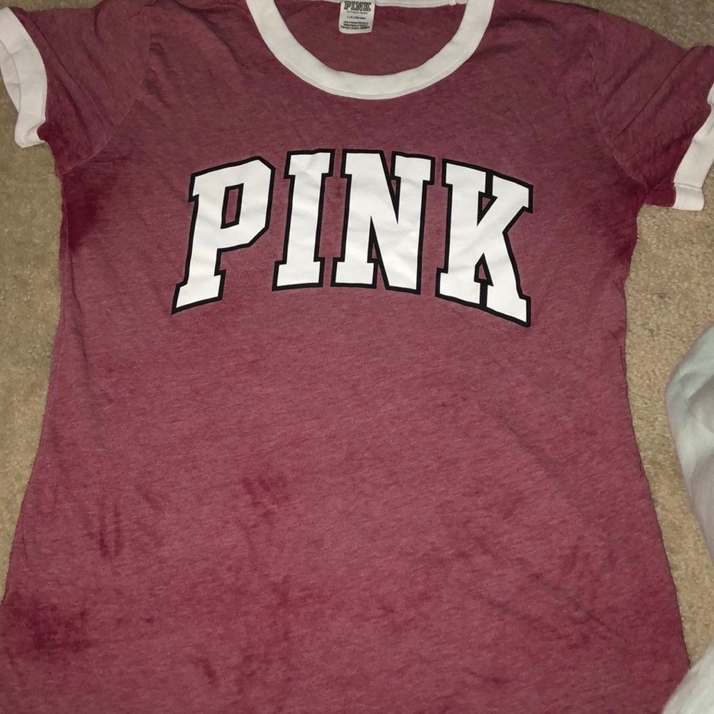 PINK ringer t shirt